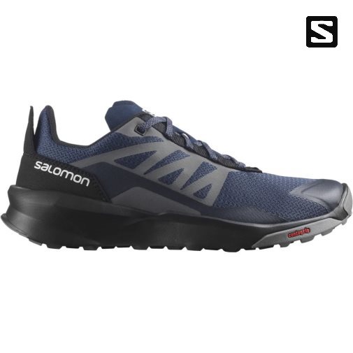 Navy Salomon Patrol Men's Hiking Shoes | PH 59024L